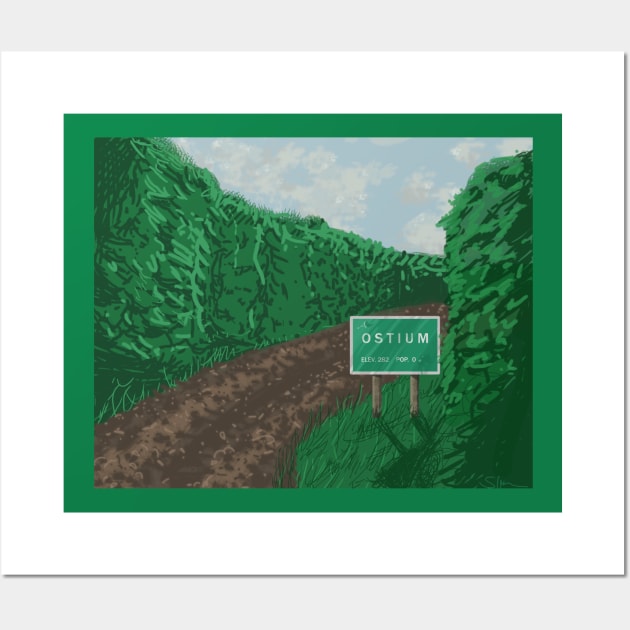 All Roads Lead to Ostium Wall Art by The Ostium Network Merch Store